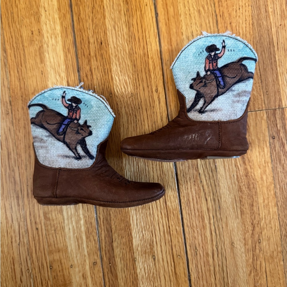 Roper Brand Soft Soled Cowboy Boots size little kids 4